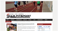 Desktop Screenshot of fitsport.ch