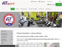 Tablet Screenshot of fitsport.cz